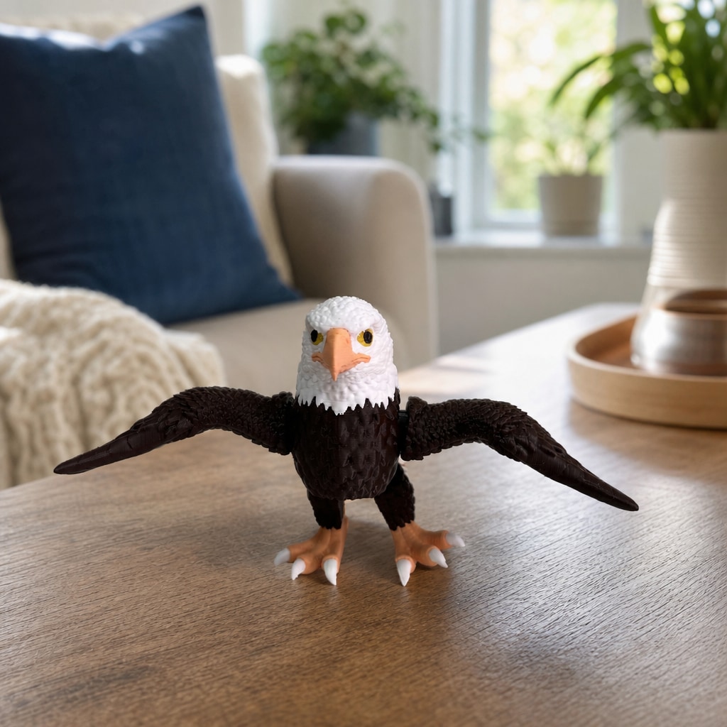Águila Articulada Flexi 3D — ambiente interior