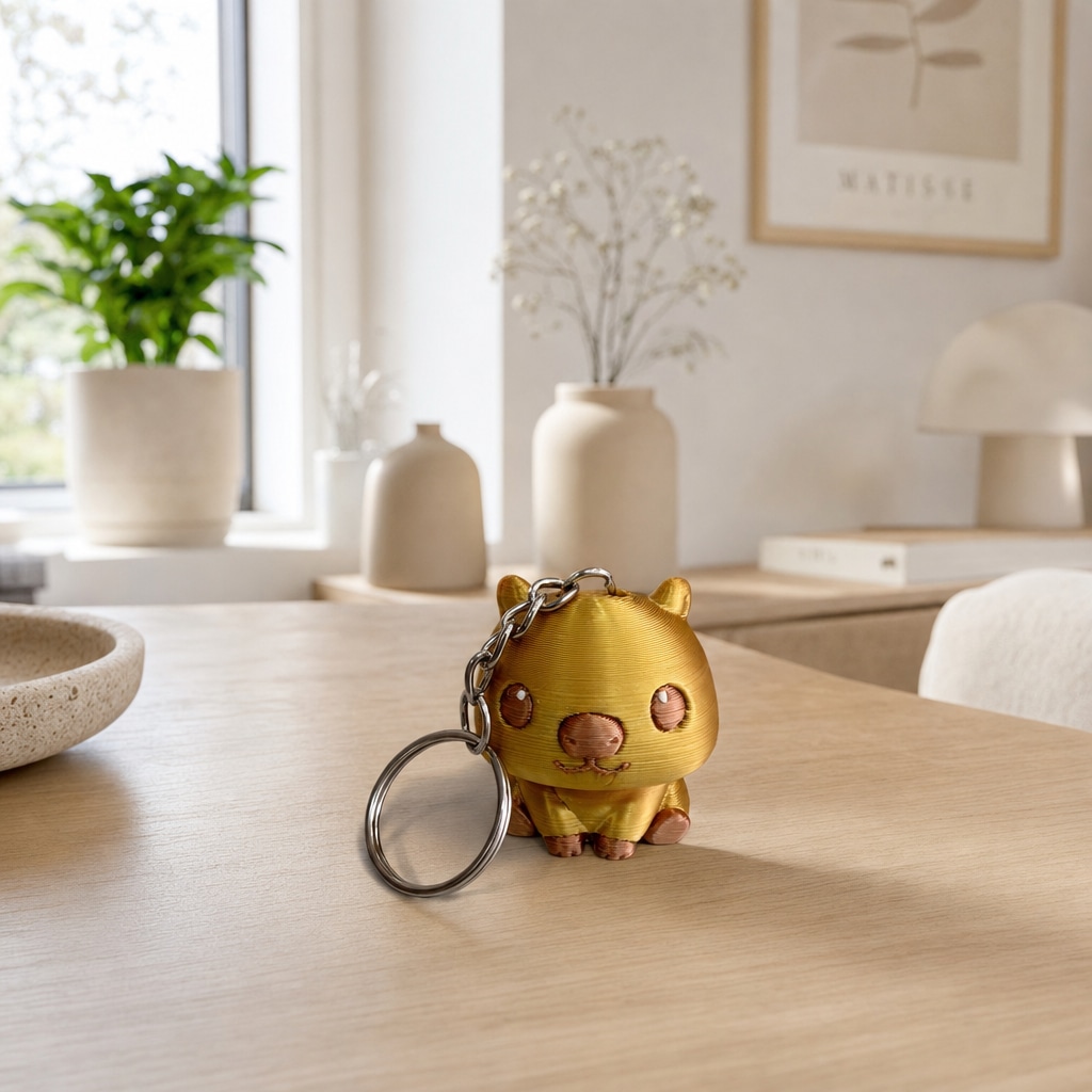 Llavero Capibara 3D