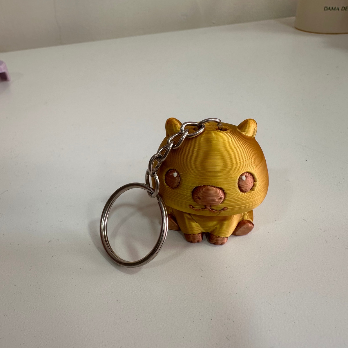 Llavero Capibara 3D