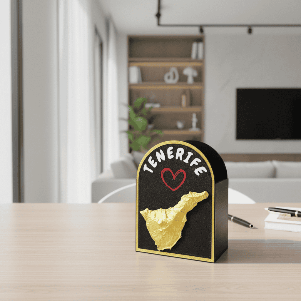 Organizador de Escritorio Tenerife Corazón 3D