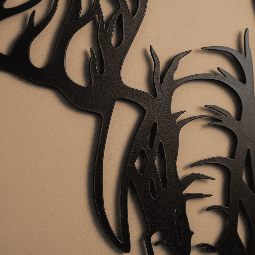 Decoración de Pared Elefante Silueta 3D
