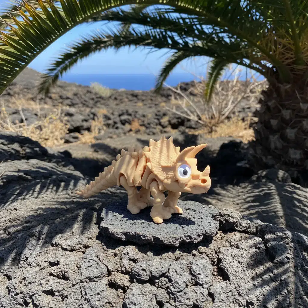 Triceratops Articulado Flexi 3D