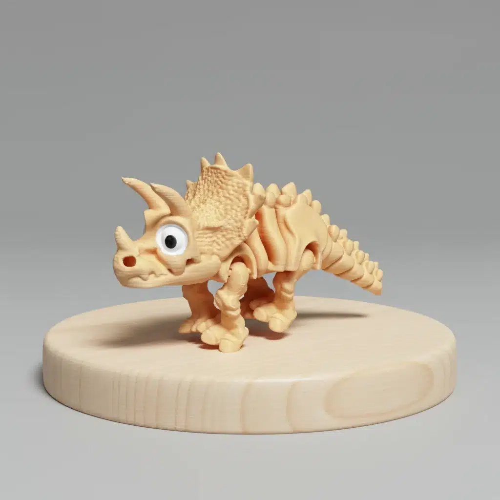 Triceratops Articulado Flexi 3D