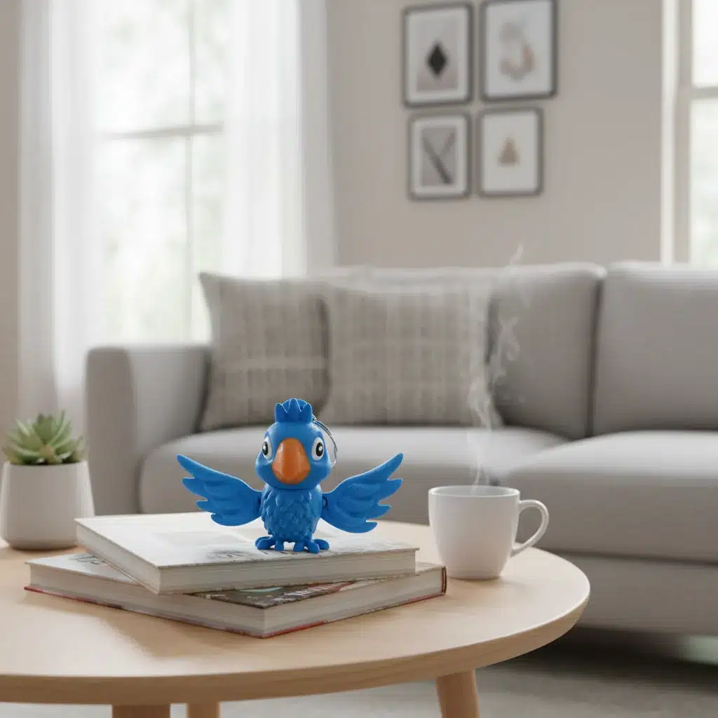 Llavero Loro Articulado 3D Azul