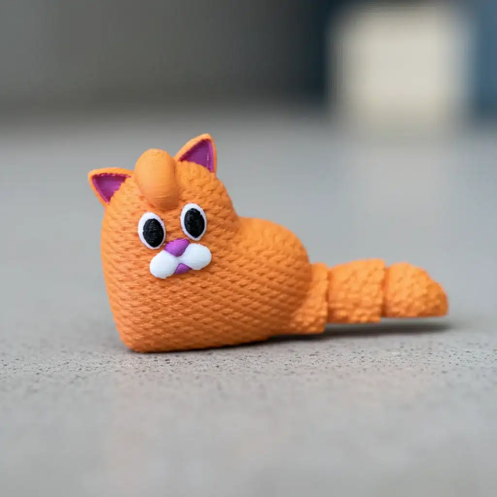 Gato Corazón Textura Punto 3D