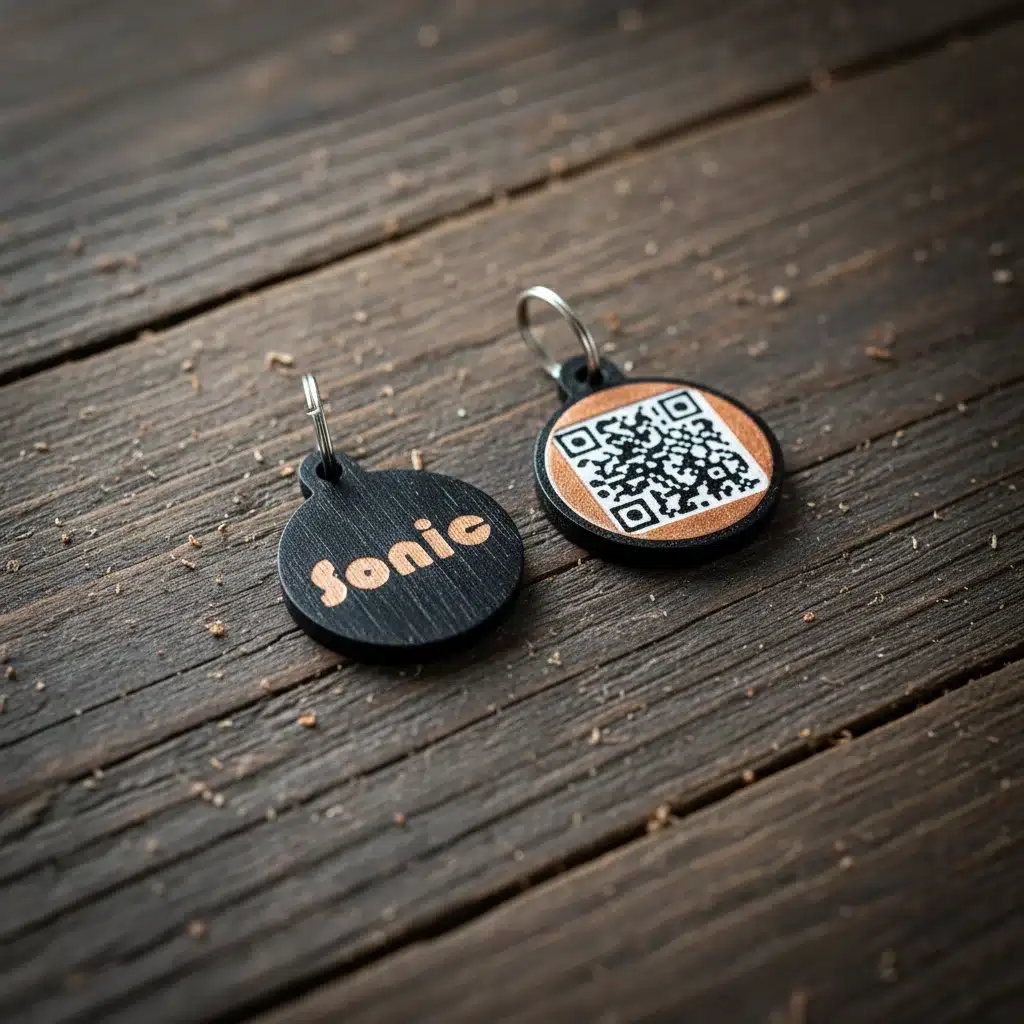 Placa Identificativa QR Personalizada para Mascotas
