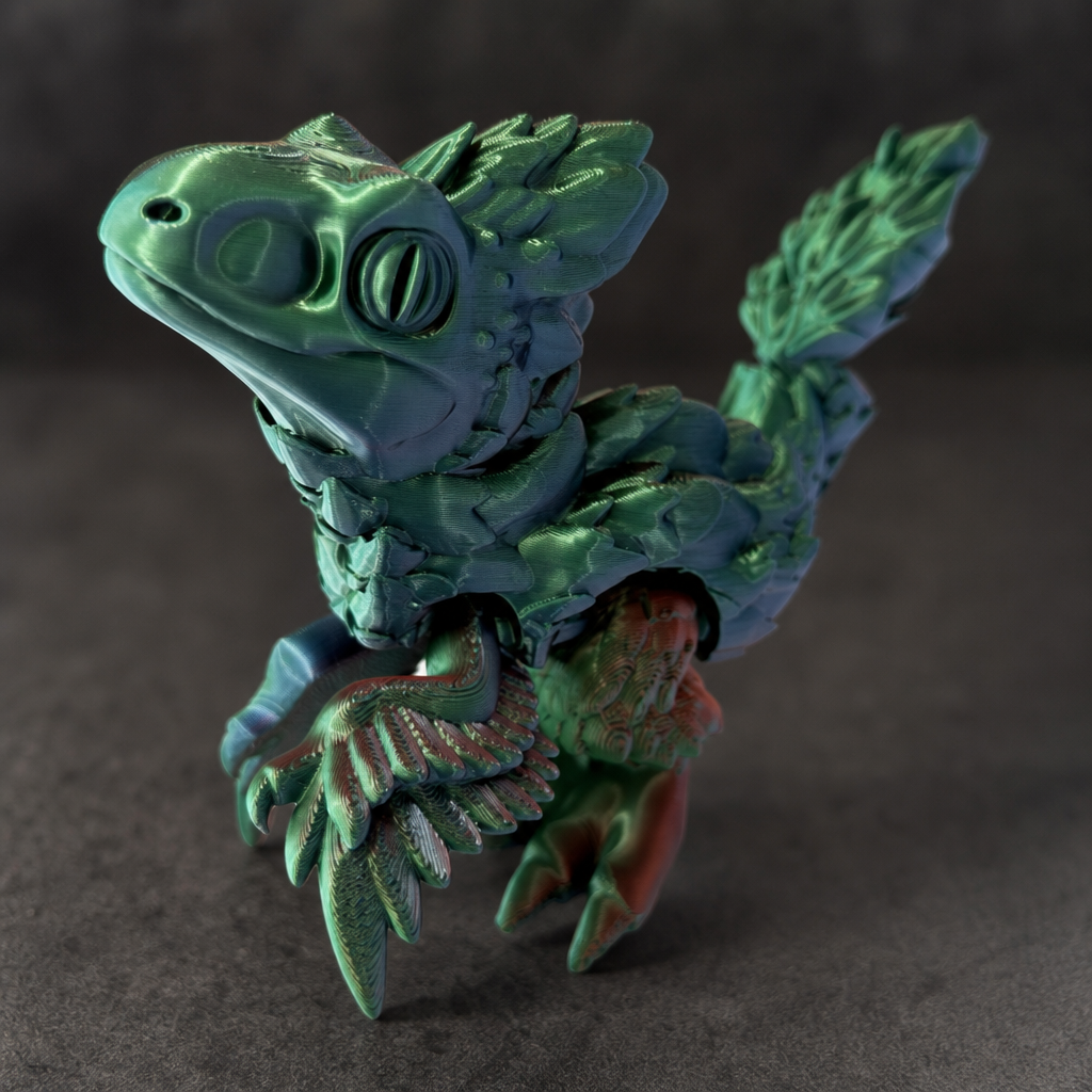 Pyroraptor Articulado Flexi 3D